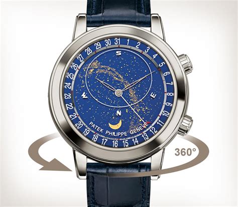 patek philippe grand complications platinum celestial|Patek Philippe moonphase chronograph.